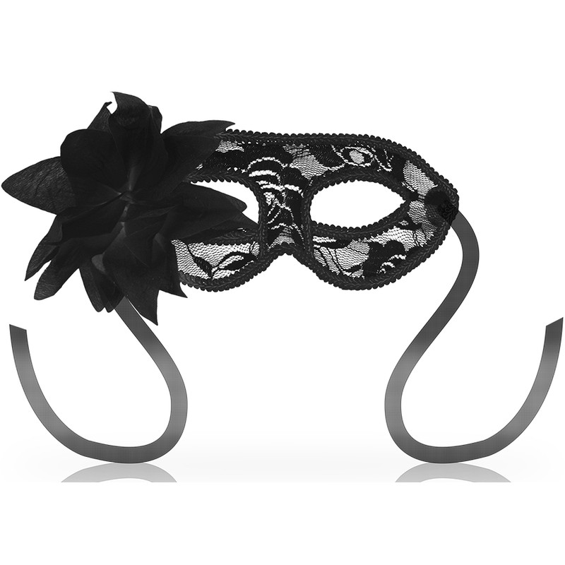 OHMAMA Masque OHMAMA Dentelle et Fleur Noir
